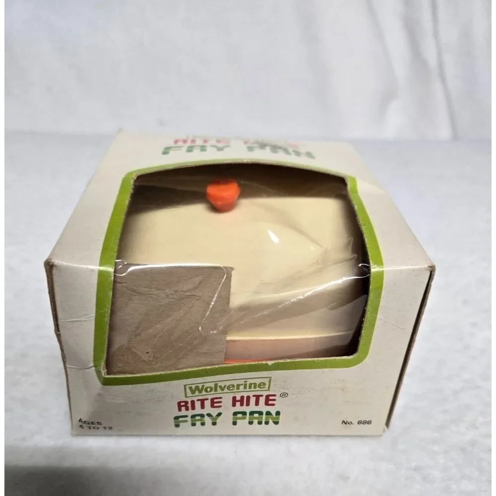 Wolverine Rite Hite Fry Pan Toy With Box‎ Childs Vintage Toy